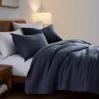 palassio Striped  100% Cotton Stripe Quilt