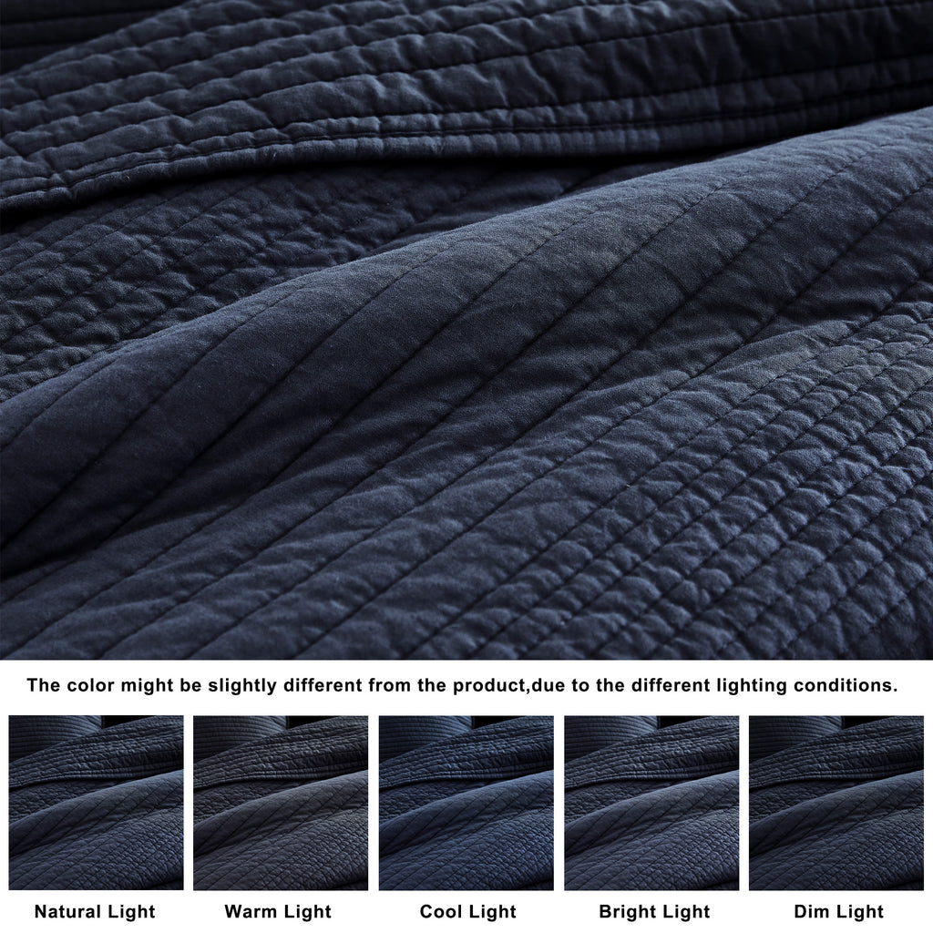 palassio Striped  100% Cotton Stripe Quilt