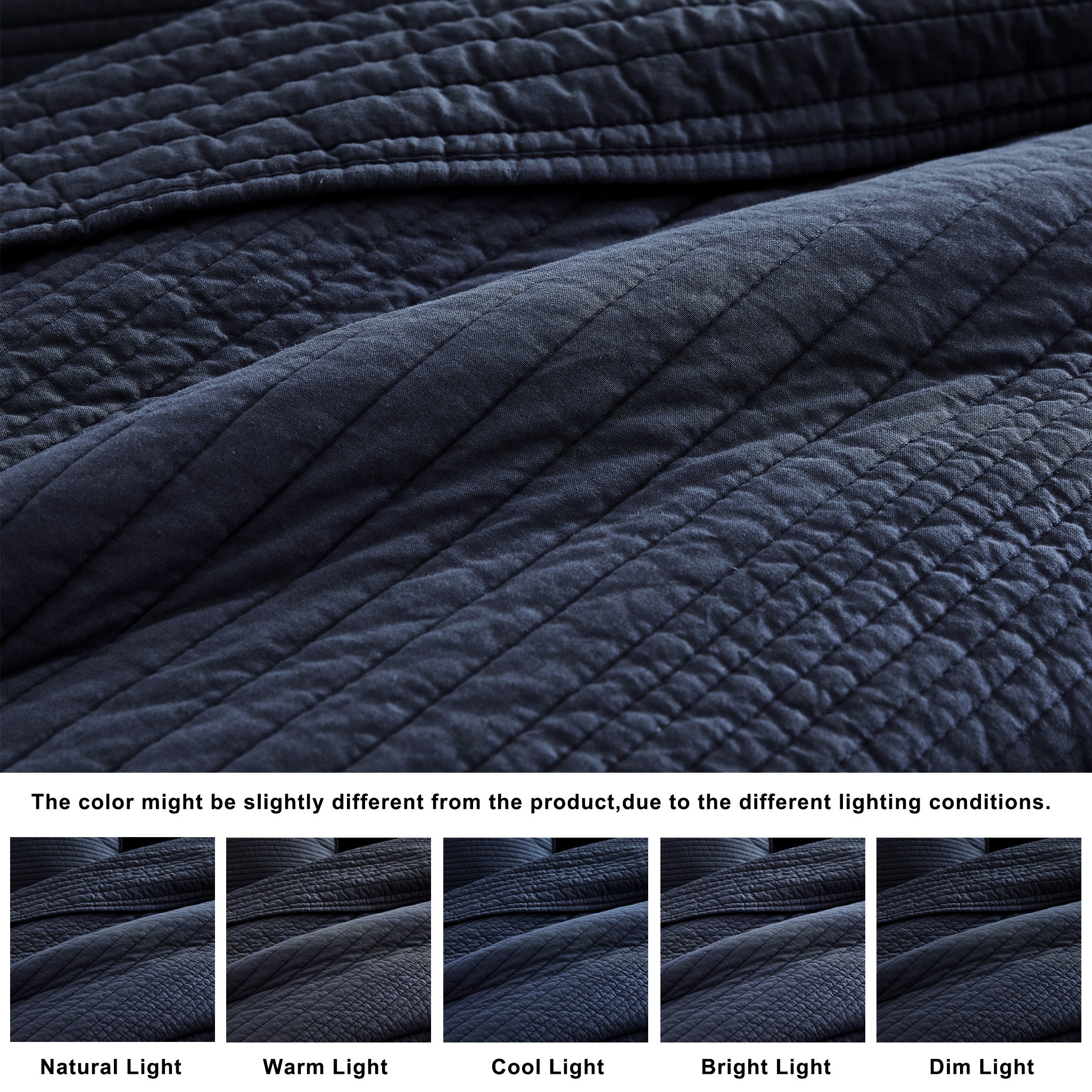 palassio Striped  100% Cotton Stripe Quilt
