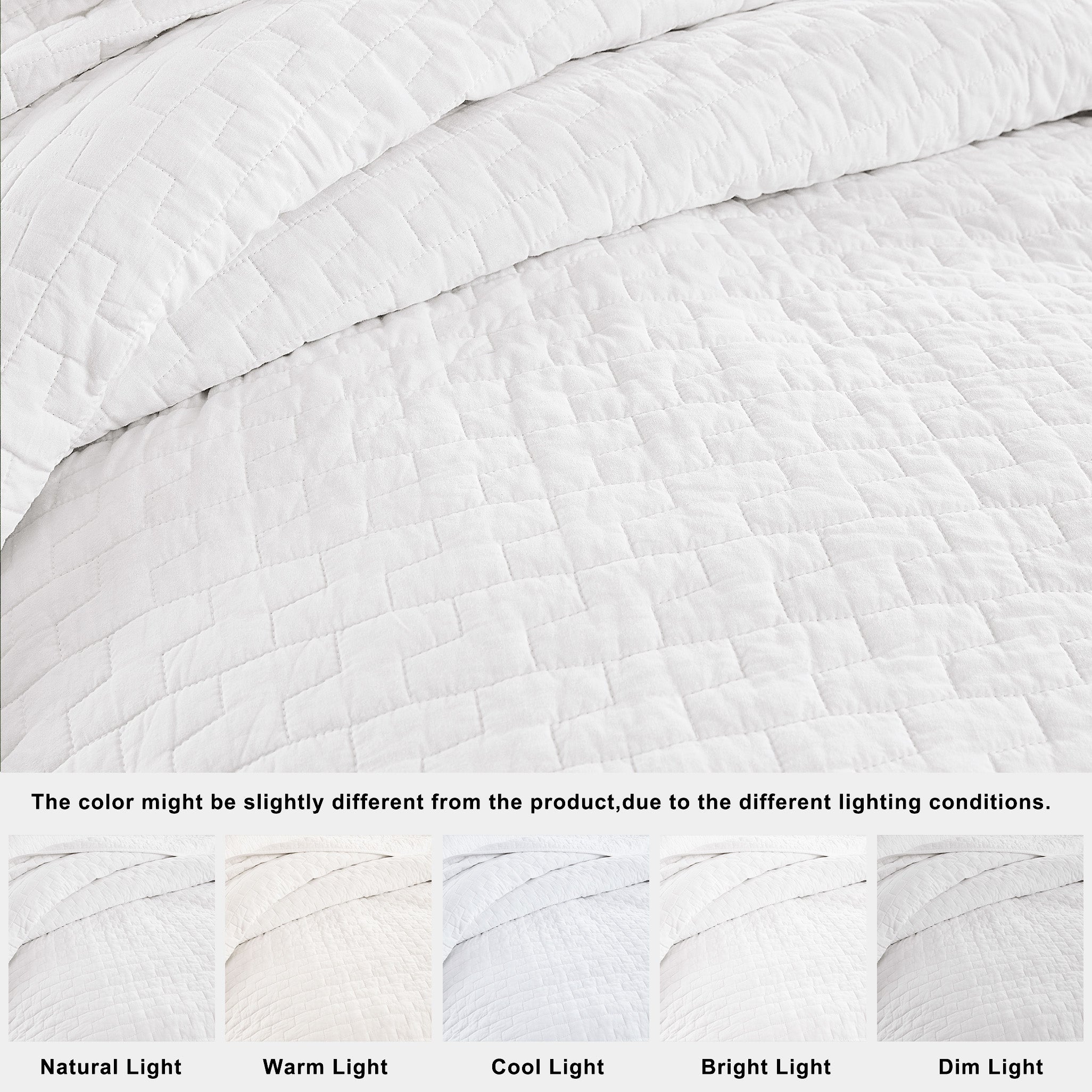 palassio 100% Cotton Quilt Shabby Chic  Bedding Sets