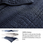 palassio Striped  100% Cotton Stripe Quilt