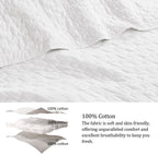 palassio 100% Cotton Quilt Shabby Chic  Bedding Sets