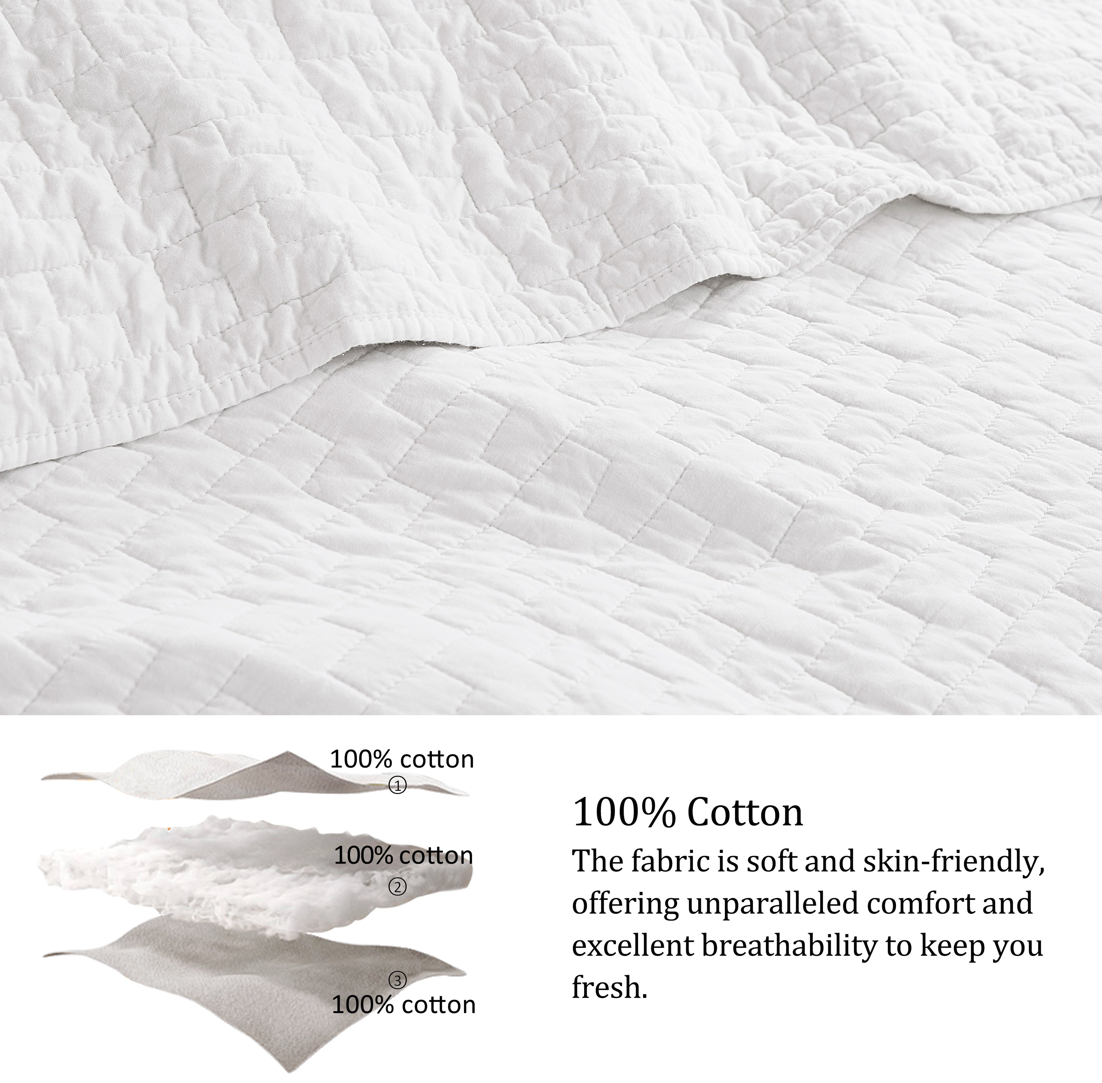 palassio 100% Cotton Quilt Shabby Chic  Bedding Sets